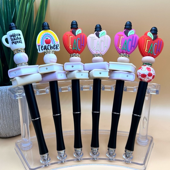 Teacher 🍎 Beaded Pen - Picture 1 of 1